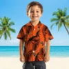San Francisco Giants Hawaiian Shirt - Palm Leaf Orange Aloha Shirt