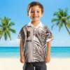 San Francisco Giants Hawaiian Shirt - Palm Stripes Orange Black White Aloha Shirt