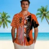 San Francisco Giants Hawaiian Shirt - Stitched Flag Orange Aloha Shirt