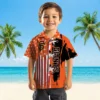 San Francisco Giants Hawaiian Shirt - Stitched Flag Orange Aloha Shirt
