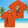 San Francisco Giants Hawaiian Shirt - Stuart Minion Orange Aloha Shirt