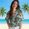 San Francisco Giants Hawaiian Shirt - Tropical Foliage Green Aloha Shirt