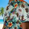 San Francisco Giants Hawaiian Shirt - Tropical Foliage Green Aloha Shirt