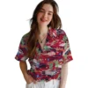 St. Louis Cardinals Hawaiian Shirt - Tropical Palms Aloha Shirt
