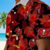 Tampa Bay Buccaneers Hawaiian Shirt - Floral Toucan Red Aloha Shirt