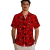 Tampa Bay Buccaneers Hawaiian Shirt - Framed Floral Red Aloha Shirt