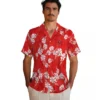Tampa Bay Buccaneers Hawaiian Shirt - Hibiscus Clusters Red Aloha Shirt