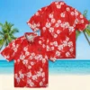 Tampa Bay Buccaneers Hawaiian Shirt - Hibiscus Clusters Red Aloha Shirt