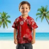 Tampa Bay Buccaneers Hawaiian Shirt - Hibiscus Print Red Aloha Shirt