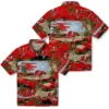 Tampa Bay Buccaneers Hawaiian Shirt - Palm Horizon Red Aloha Shirt