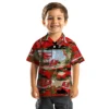 Tampa Bay Buccaneers Hawaiian Shirt - Palm Horizon Red Aloha Shirt