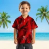 Tampa Bay Buccaneers Hawaiian Shirt - Palm Leaf Red Aloha Shirt
