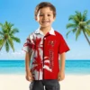 Tampa Bay Buccaneers Hawaiian Shirt - Palm Trees Red White Aloha Shirt