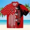 Tampa Bay Buccaneers Hawaiian Shirt - Stitched Flag Red Aloha Shirt