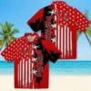 Tampa Bay Buccaneers Hawaiian Shirt - Stitched Flag Red Aloha Shirt