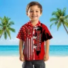 Tampa Bay Buccaneers Hawaiian Shirt - Stitched Flag Red Aloha Shirt