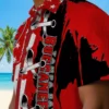 Tampa Bay Buccaneers Hawaiian Shirt - Stitched Flag Red Aloha Shirt