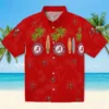 Tampa Bay Buccaneers Hawaiian Shirt - Surfboard Palm Red Aloha Shirt