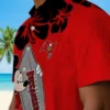 Tampa Bay Buccaneers Hawaiian Shirt - Surfing Mickey Red Aloha Shirt