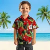 Tampa Bay Buccaneers Hawaiian Shirt - Toucan Hibiscus Pineapple Red Green Aloha Shirt