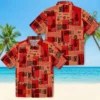 Tampa Bay Buccaneers Hawaiian Shirt - Tribal Symbols Red Aloha Shirt