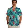 Tampa Bay Rays Hawaiian Shirt - Custom Hibiscus Blossoms Navy Aloha Shirt