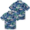 Tampa Bay Rays Hawaiian Shirt - Tropical Palms Aloha Shirt