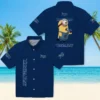 Tampa Bay Rays Hawaiian Shirt - Stuart Minion Navy Aloha Shirt