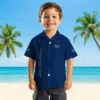 Tampa Bay Rays Hawaiian Shirt - Stuart Minion Navy Aloha Shirt