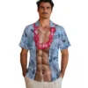 Tennessee Titans Hawaiian Shirt - Chest Illusion Navy Aloha Shirt
