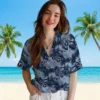Tennessee Titans Hawaiian Shirt - Coastal Palms Navy Aloha Shirt