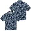 Tennessee Titans Hawaiian Shirt - Floral Pineapple Navy Aloha Shirt