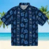 Tennessee Titans Hawaiian Shirt - Framed Floral Navy Aloha Shirt