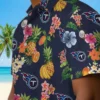 Tennessee Titans Hawaiian Shirt - Hibiscus And Fruit Navy Blue Aloha Shirt