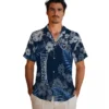 Tennessee Titans Hawaiian Shirt - Hibiscus Print Navy Aloha Shirt