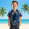 Tennessee Titans Hawaiian Shirt - Hibiscus Print Navy Aloha Shirt