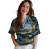 Tennessee Titans Hawaiian Shirt - Palm Horizon Navy Aloha Shirt