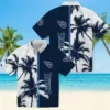 Tennessee Titans Hawaiian Shirt - Palm Trees Navy White Aloha Shirt