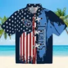 Tennessee Titans Hawaiian Shirt - Stitched Flag Navy Aloha Shirt