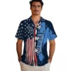 Tennessee Titans Hawaiian Shirt - Stitched Flag Navy Aloha Shirt