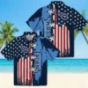 Tennessee Titans Hawaiian Shirt - Stitched Flag Navy Aloha Shirt