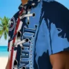 Tennessee Titans Hawaiian Shirt - Stitched Flag Navy Aloha Shirt