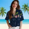 Tennessee Titans Hawaiian Shirt - Surfboard Palm Navy Aloha Shirt
