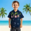 Tennessee Titans Hawaiian Shirt - Surfboard Palm Navy Aloha Shirt