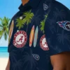 Tennessee Titans Hawaiian Shirt - Surfboard Palm Navy Aloha Shirt