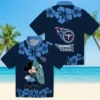 Tennessee Titans Hawaiian Shirt - Surfing Mickey Navy Aloha Shirt