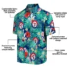 Texas Rangers Hawaiian Shirt - Customized Hibiscus Blossoms Blue Aloha Shirt