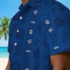 Toronto Blue Jays Hawaiian Shirt - Framed Floral Blue Aloha Shirt