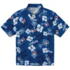 Toronto Blue Jays Hawaiian Shirt - Tropical Floral Pattern Aloha Shirt