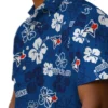 Toronto Blue Jays Hawaiian Shirt - Tropical Floral Pattern Aloha Shirt